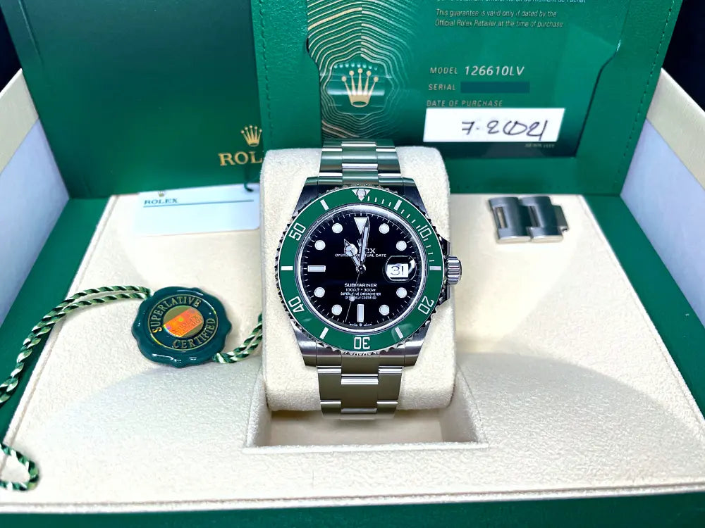 Rolex Submariner "Kermit" Date 41mm <br>MINT 2021</br> - Impossible Watches - For Sale