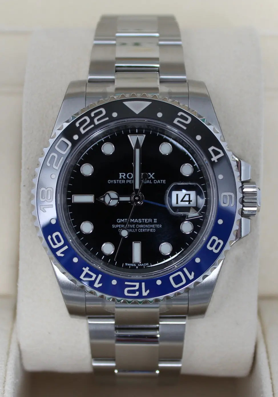 RARE Rolex GMT Master-II "Batman" 40mm Rolex - For Sale