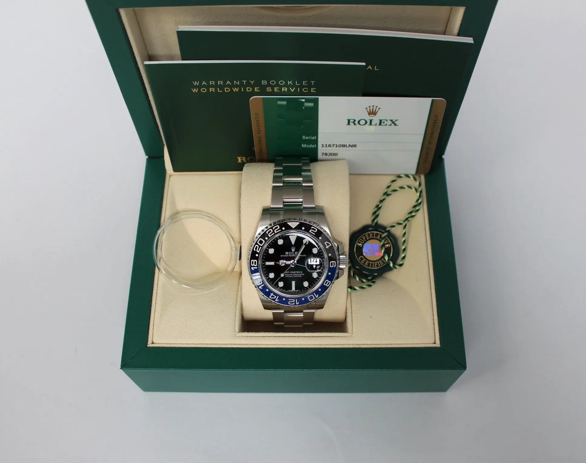 RARE Rolex GMT Master-II "Batman" 40mm Rolex - For Sale