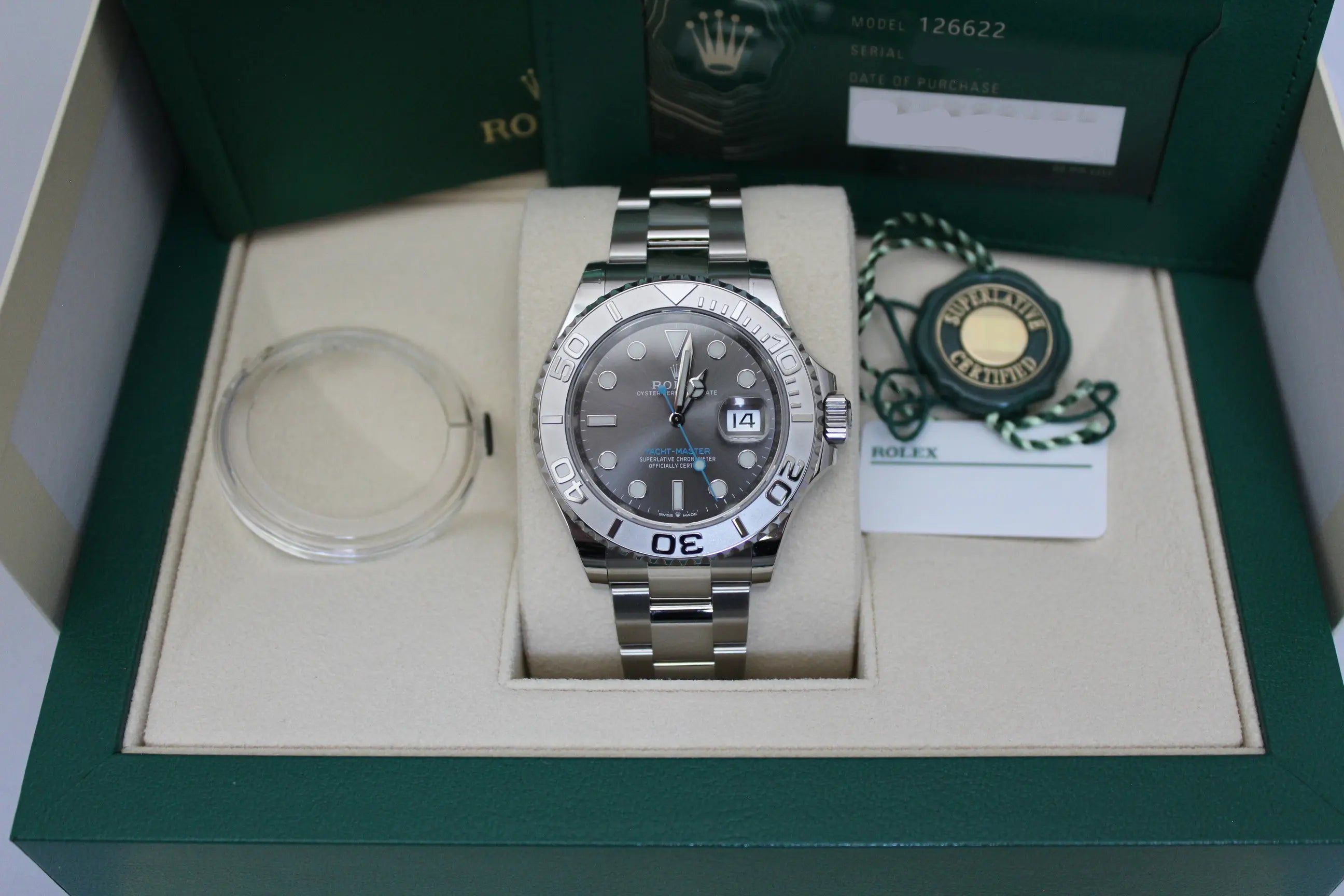 Rolex Yachtmaster Rhodium Dial 40mm Rolex - For Sale