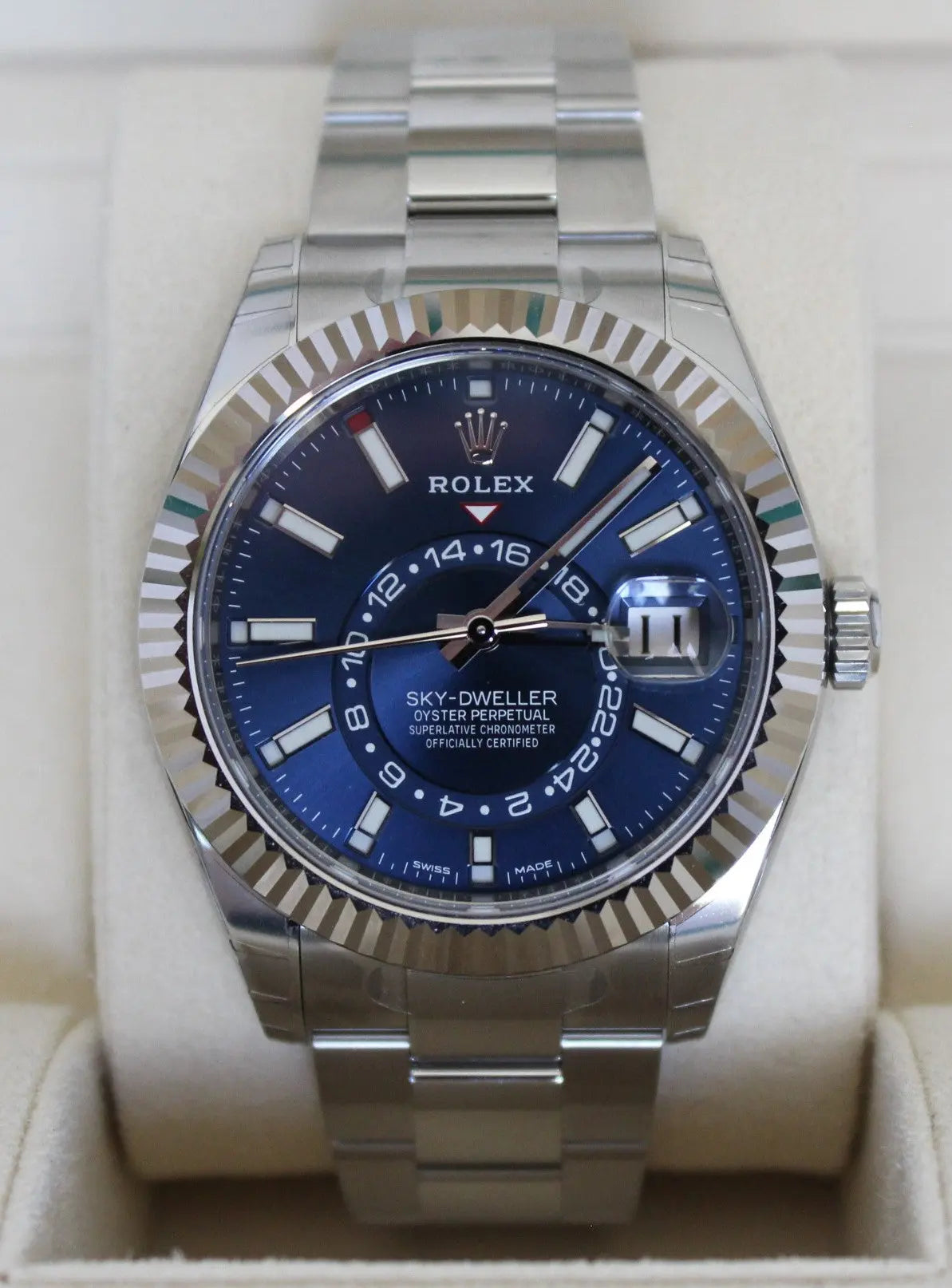Rolex Sky-Dweller Blue Dial 42mm - Impossible Watches - For Sale
