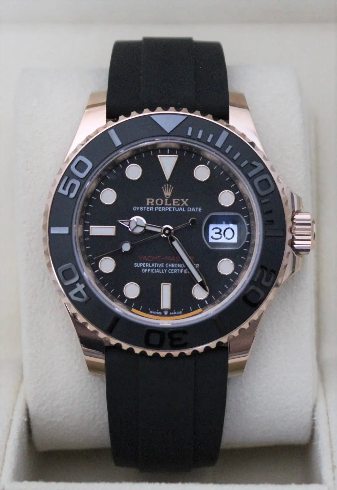 Rolex Yachtmaster 18k Rose Gold 40mm - Impossible Watches - For Sale