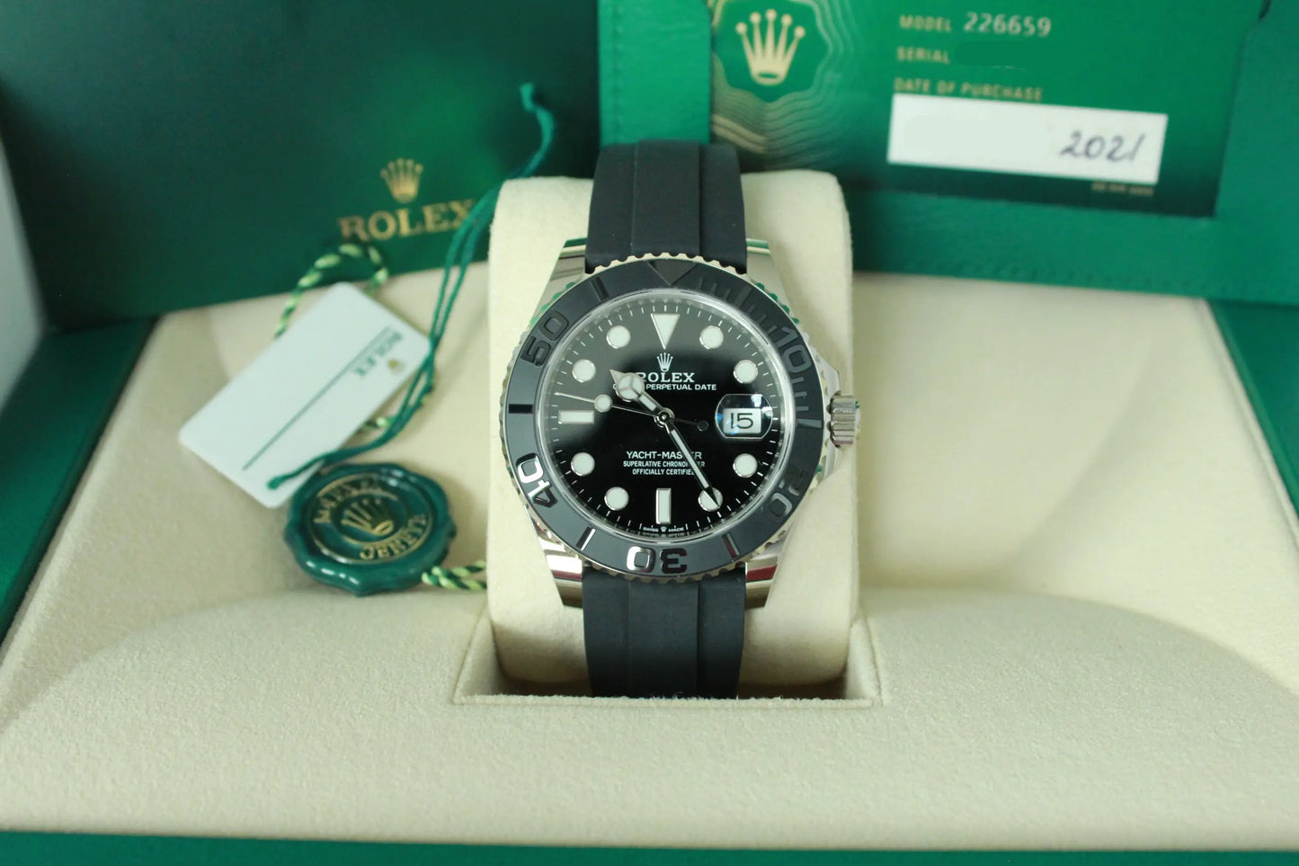 Rolex Yachtmaster White Gold 42mm - Impossible Watches - For Sale