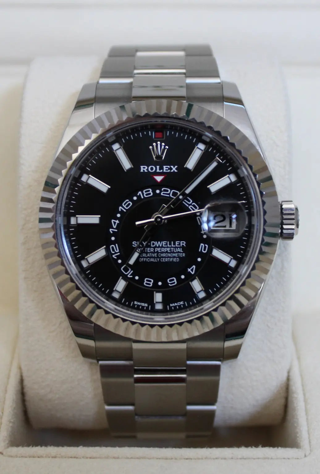 Rolex Sky-Dweller Black Dial 42mm - Impossible Watches - For Sale