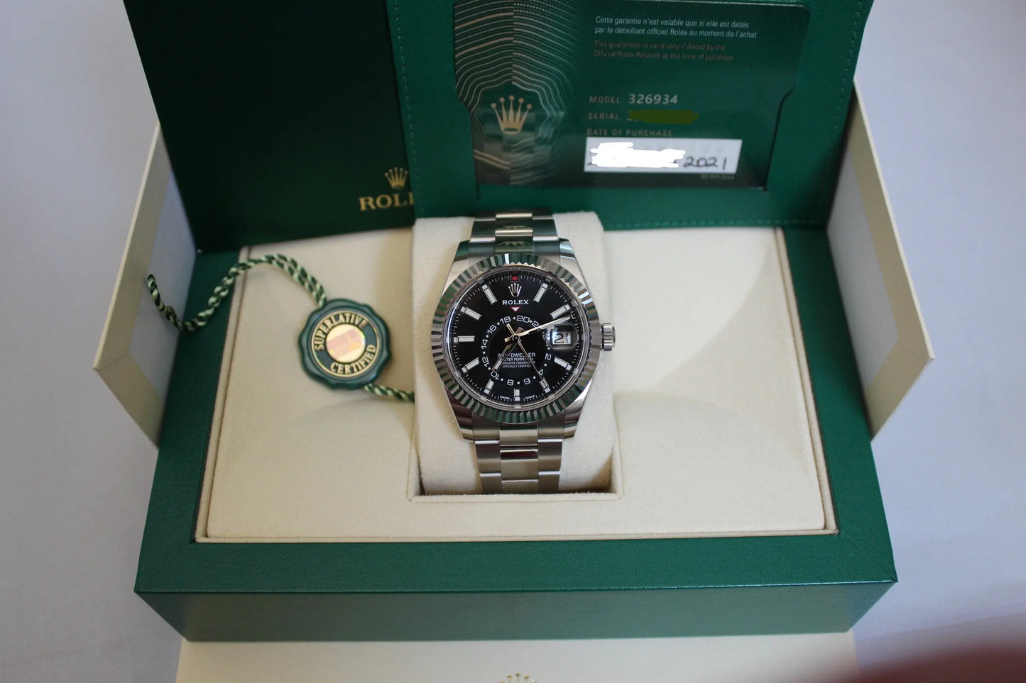 Rolex Sky-Dweller Black Dial 42mm - Impossible Watches - For Sale