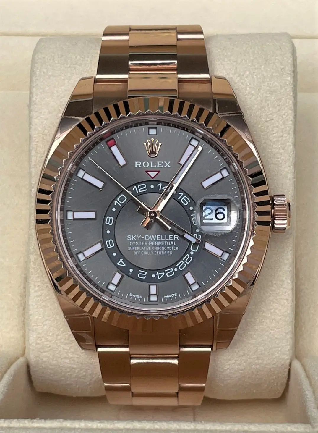 Rolex Sky-Dweller Rhodium 42mm Rolex - For Sale