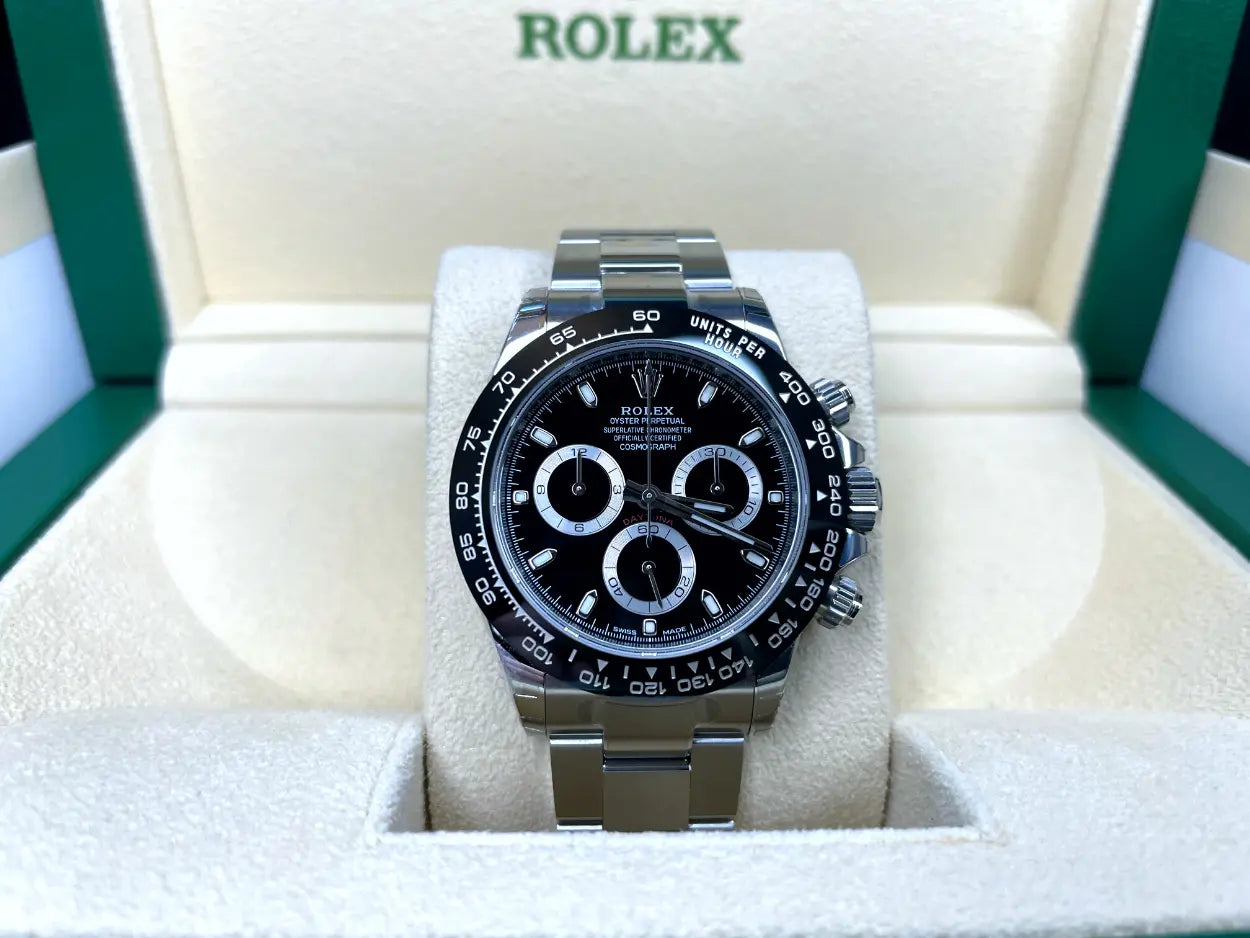 Rolex Daytona Black Dial 40mm <br>BNIB 2024</br> - Impossible Watches - For Sale