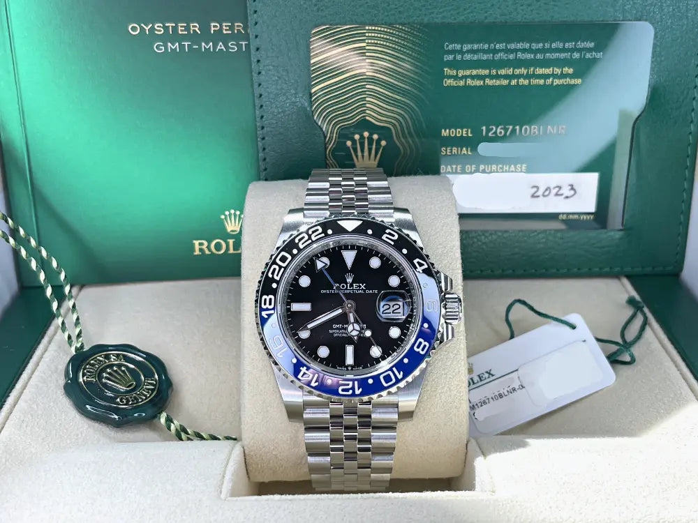 Rolex GMT Master-II "Batgirl" 40mm <br> Stickered BNIB 2023</br> - Impossible Watches - For Sale