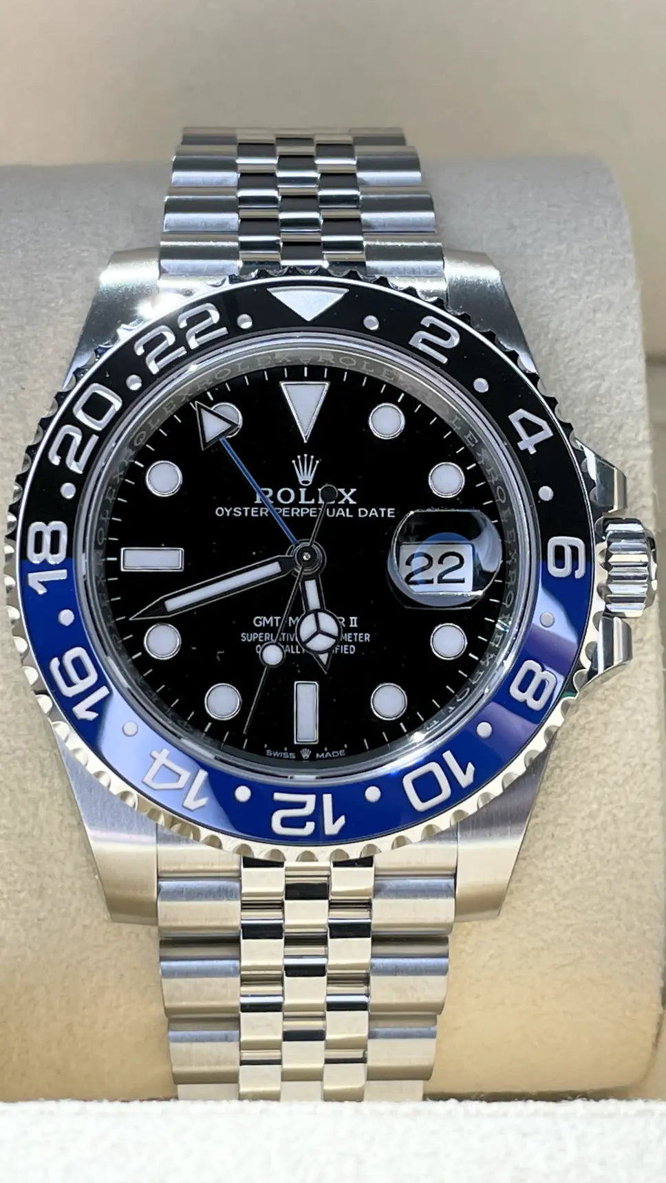 Rolex GMT Master-II "Batgirl" 40mm <br> Stickered BNIB 2023</br> - Impossible Watches - For Sale